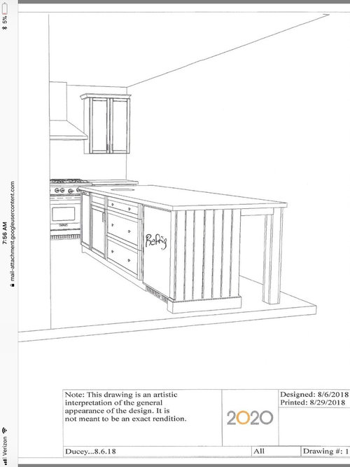 Last chance to change kitchen design