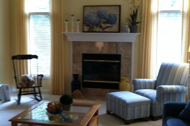 Transitional home design photo in Cleveland