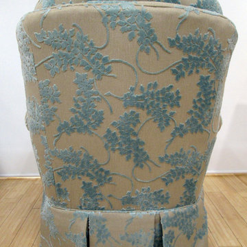 Custom Furniture with Thibaut Fabric