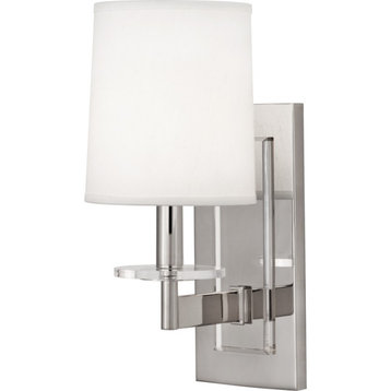 Robert Abbey Alice 1 Light Wall Sconce, Polished Nickel/Lucite - S3381