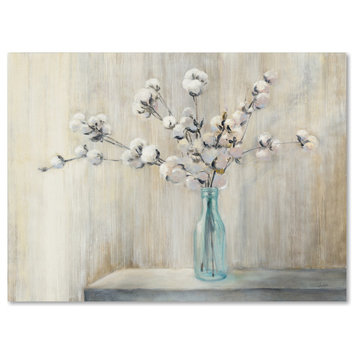 Julia Purinton 'Cotton Bouquet' Canvas Art, 18" x 24"