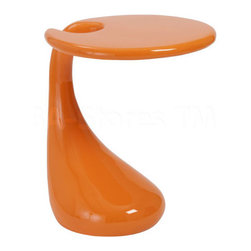 Galan High Gloss Orange Side Table - Coffee Tables