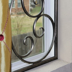 Decorative Wrought Iron Window Inserts & Coverings - Decorative Accents
