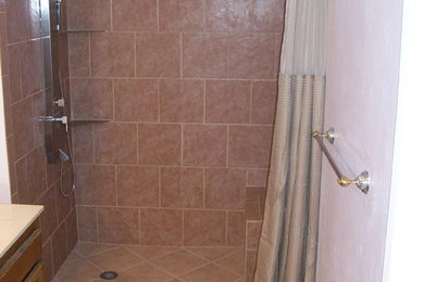 Elegant bathroom photo in San Diego
