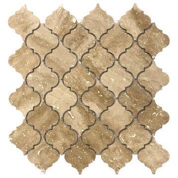 Patara Casablanca 12"x12" Honed Travertine Mesh Mosaic Tile (10 sqft per box)
