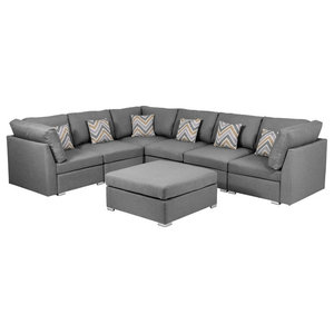 Jenson Modular Reversible Sectional Sofa In Dark Gray Linen Fabric Transitional Sofas By Homesquare Houzz - Steel Gray 5 Piece Sectional Sofa With Laf Chaise Denali Jenson Modular Reversible Sectional Sofa In Dark Gray Linen Fabric Transitional Sofas By Homesquare Houzz - Steel Gray 5 Piece Sectional Sofa With Laf Chaise Denali