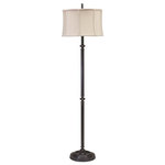 House of Troy - House of Troy Coach CH800-OB 1 Light Floor Lamp in Oil Rubbed Bronze - Shade And Lamp Packed In One Box For Economical Shipping.