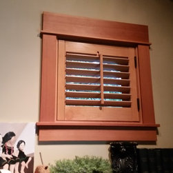 House in the woods - Vertical Blinds