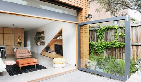 Houzz Tour: A Clever Ply Pod Gives Function and Fun to  a Dated Cottage