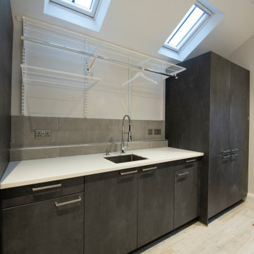 Utility room combines functional features and organisation solutions