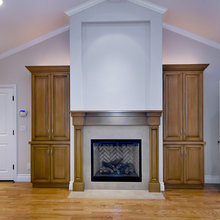 family room built-in