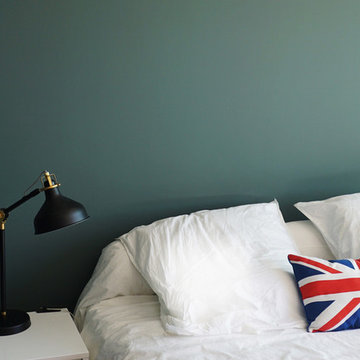 Un beau vert forêt pour cette chambre