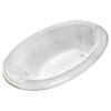 Belle 44 x 78 Oval Drop-In Bathtub with Whirlpool Jetted & Air Therapy Jets