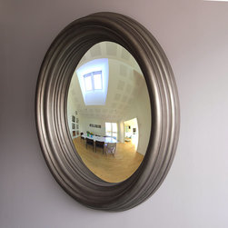 Chromo | Decorative Convex Mirror | Pewter - Wall Mirrors