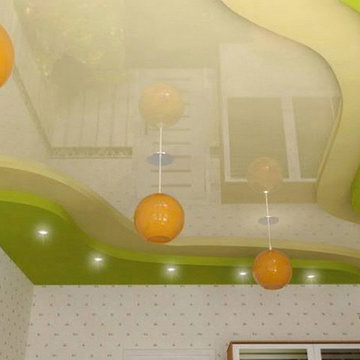 stretch ceiling in the kitchen