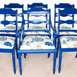 Duncan Phyfe Dining Table in Blue - Products
