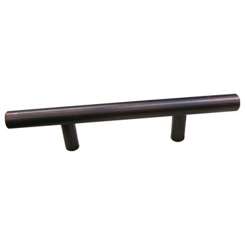 Hardware House 3in CC Round Bar Pull, Classic Bronze