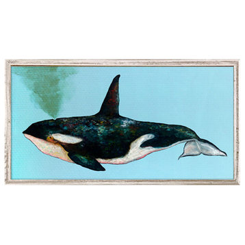 "Orca" Mini Framed Canvas Art by Eli Halpin