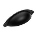 Super Saver P-8233-FB Shaker Style Cabinet Pull Flat Black