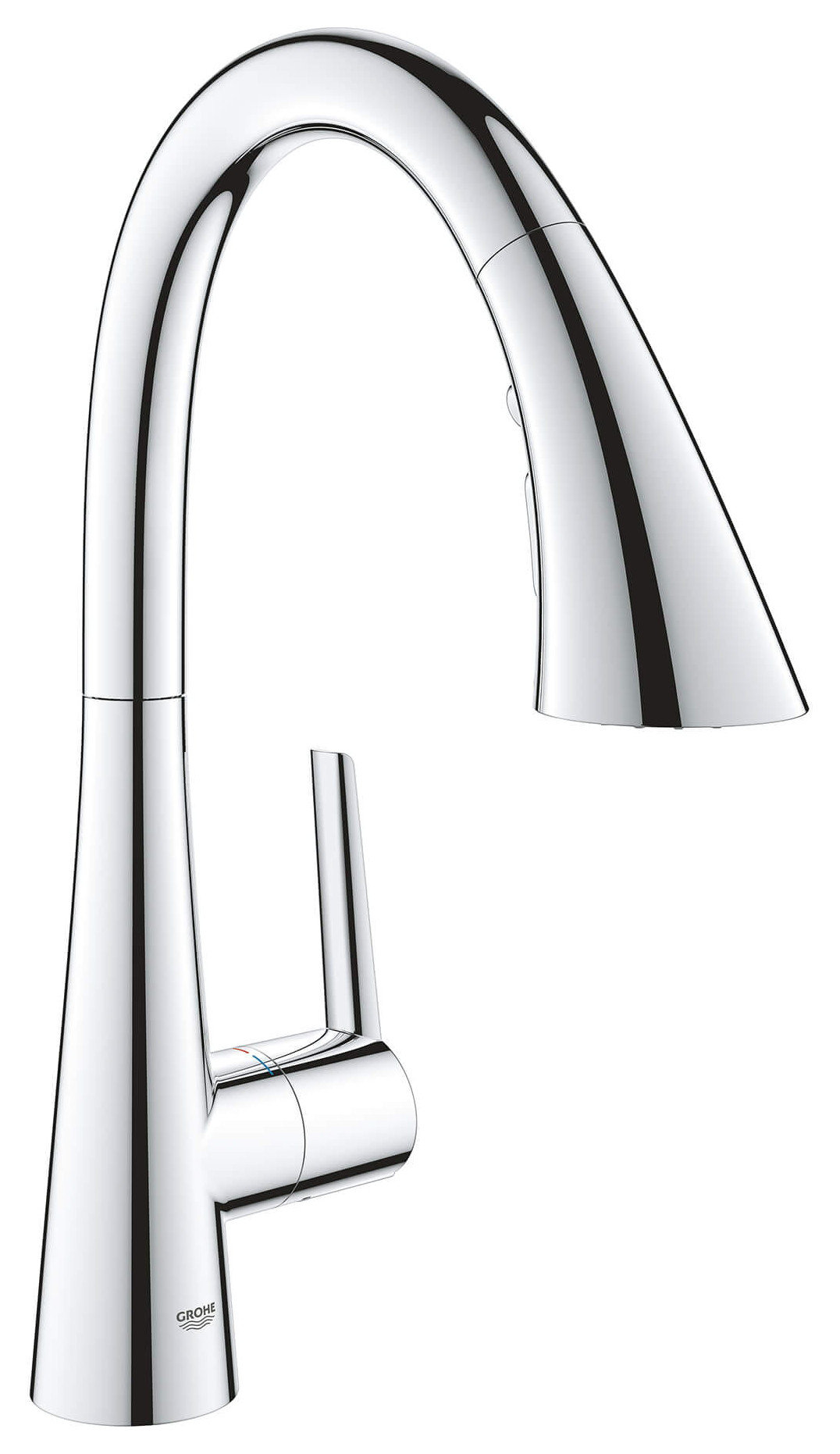 Grohe Ladylux 1.75 GPM Single-Handle Kitchen Faucet, Starlight Chrome ...