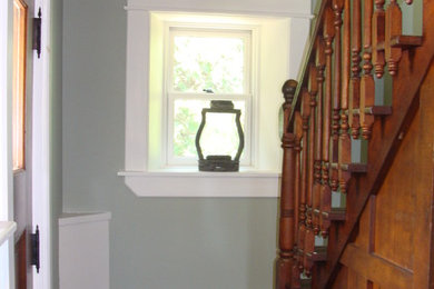 Inspiration for a timeless entryway remodel in New York