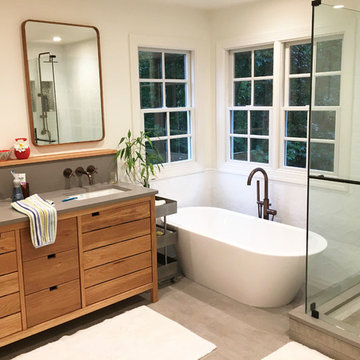 White Oak Bath Vanity