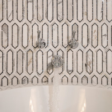 Grey Elegance-Marble Bathroom