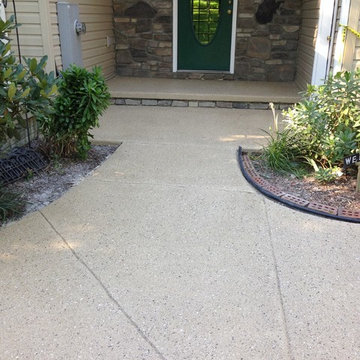 Spray Texture Concrete Overlay