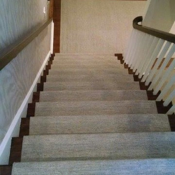 Carpet Runners on Wood Stairs