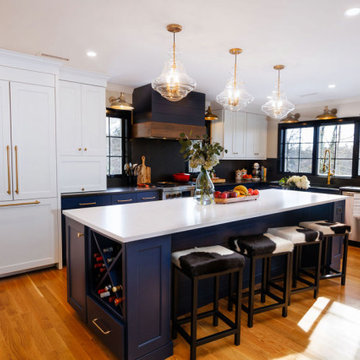 Two Tone Modern Farmhouse Kitchen