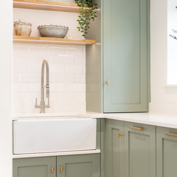 Decorative Style Lay-On Shaker Utility Room