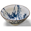 Blue & White Bamboo Motif Chinese Porcelain Tea Cups
