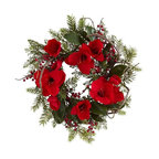 24" Amaryllis Wreath