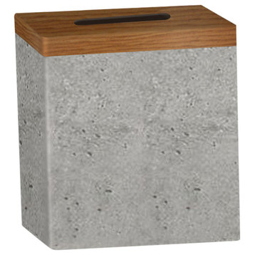 nu steel Concrete Stone/Wooden Finish Boutique Tissue