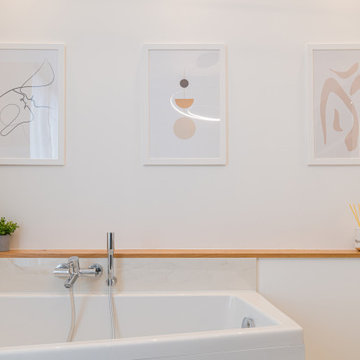 Transformation d'un dressing en salle de bain parentale