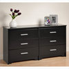 Prepac Furniture Coal Harbor 6-Drawer Dresser