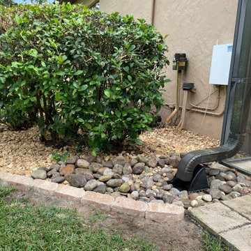 Landscape drainage and drip line solution