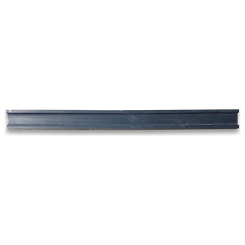Nero Marquina Black Marble Groove Liner Pencil Trim Molding Honed, 1 piece