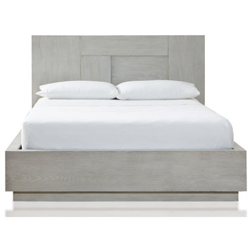 Modus Destination Cal King Panel Bed in Cotton Grey