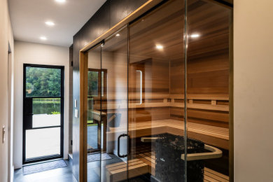 Bathroom - modern bathroom idea in Atlanta