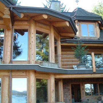 Full Scribe Log Home Exteriors