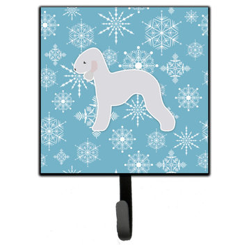 Winter Snowflake Bedlington Terrier Leash Or Key Holder Bb3494Sh4