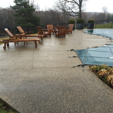 Exposed Aggregate Pool Patio Maintenance | Cleaning | Sealing | Rochester, MI