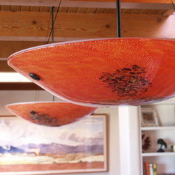 Art Glass Bowls Santa Fe, NM - Pendant Lighting