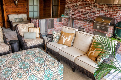 Inspiration for a southwestern patio remodel in Jackson