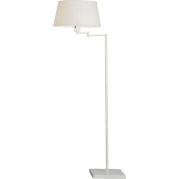 Real Simple Floor Lamp, Stardust White/Mont Blanc White