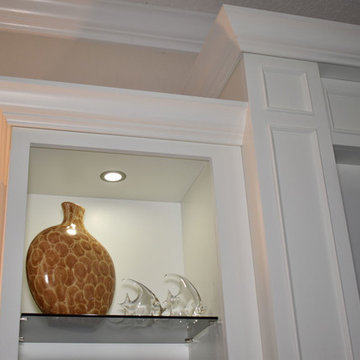 Fireplace Surround and Entertainment Center