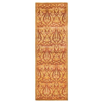 Sahu One-of-a-Kind Hand-Knotted Runner Yellow, 2'8"x8'1"