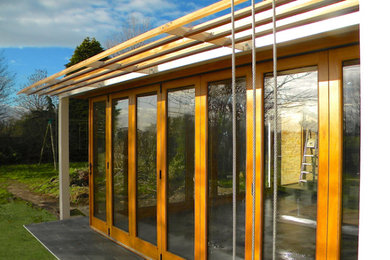Modern conservatory in Wiltshire.