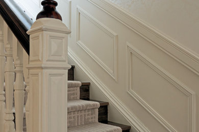 This is an example of a transitional staircase in London.